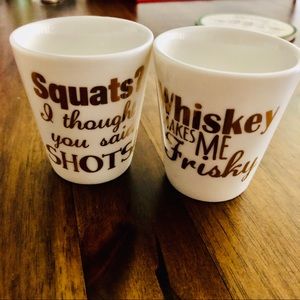 UNUSED Shot glasses (2)